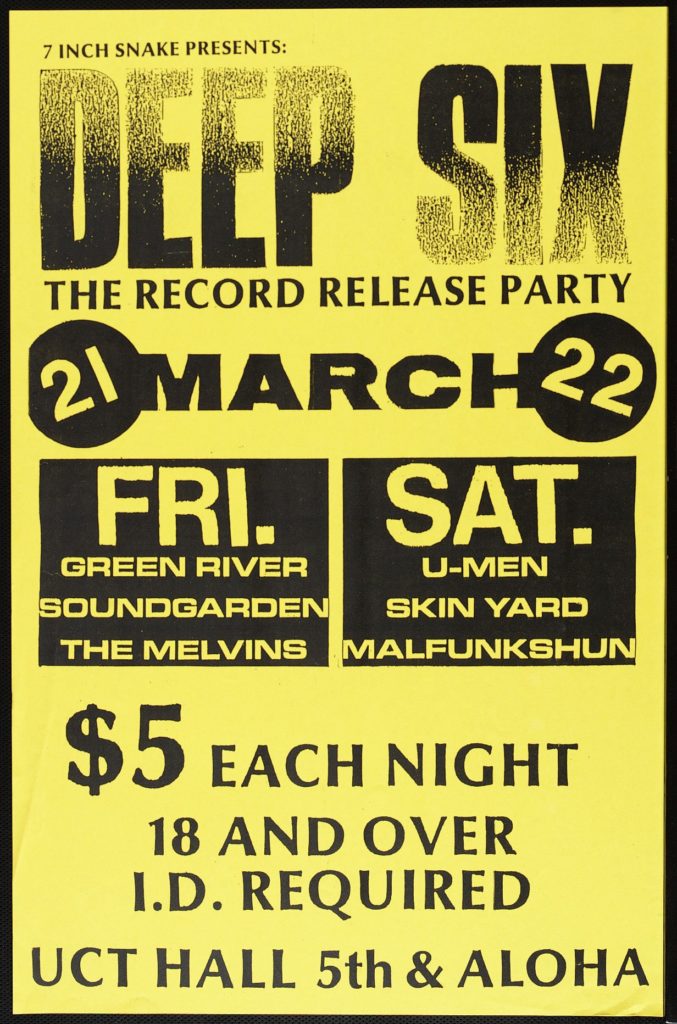 Deep Six Release party poster